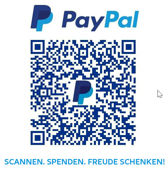 PayPal Scannen. Spenden. Freude Schenken.